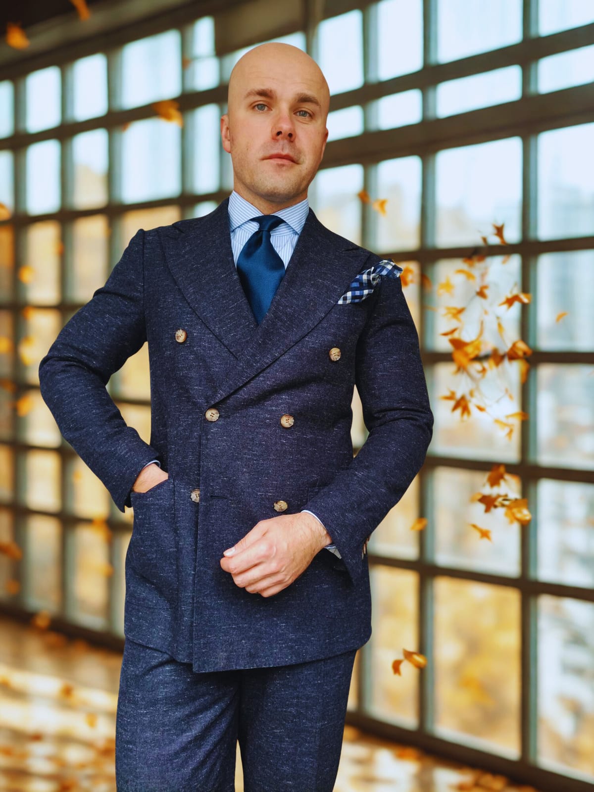 Autumn Elegance: Textured Wool, Silk, and Scent